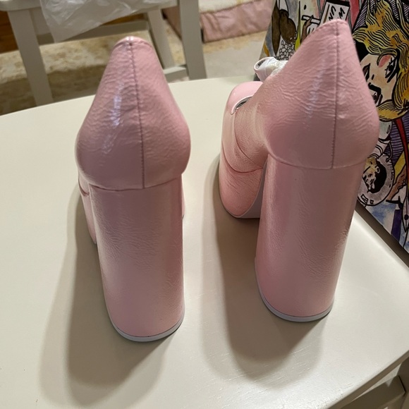 Jeffrey Campbell pastel pink platforms, NWT, Size 7 - Picture 4 of 9